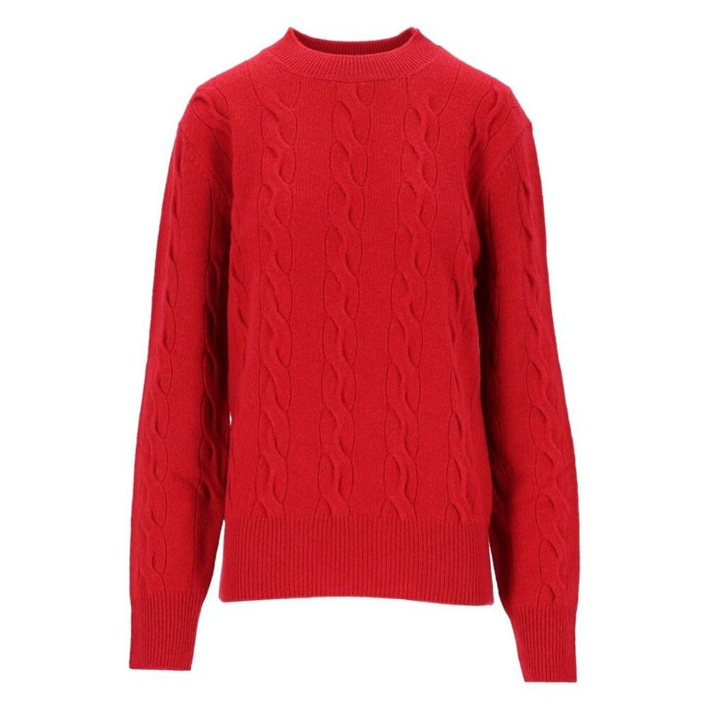 Ami Women Cable-Knit Sweater